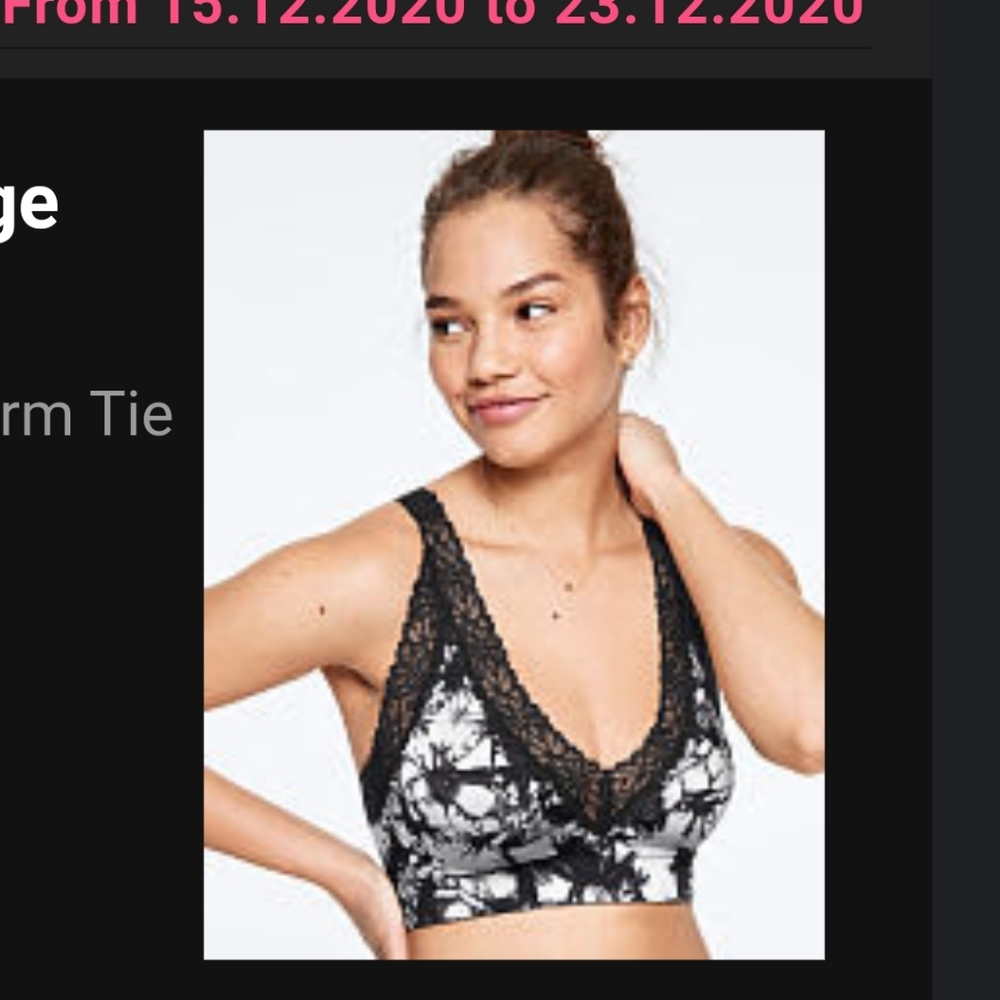 2 x Victoria secret seamless plunge bralette